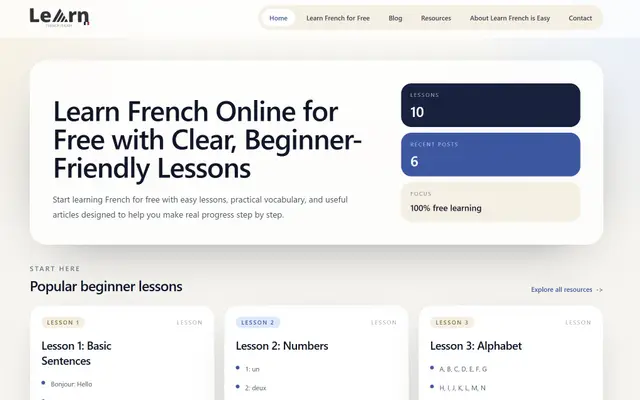 Learn French is Easy