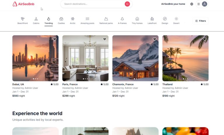 Clone Airbnb